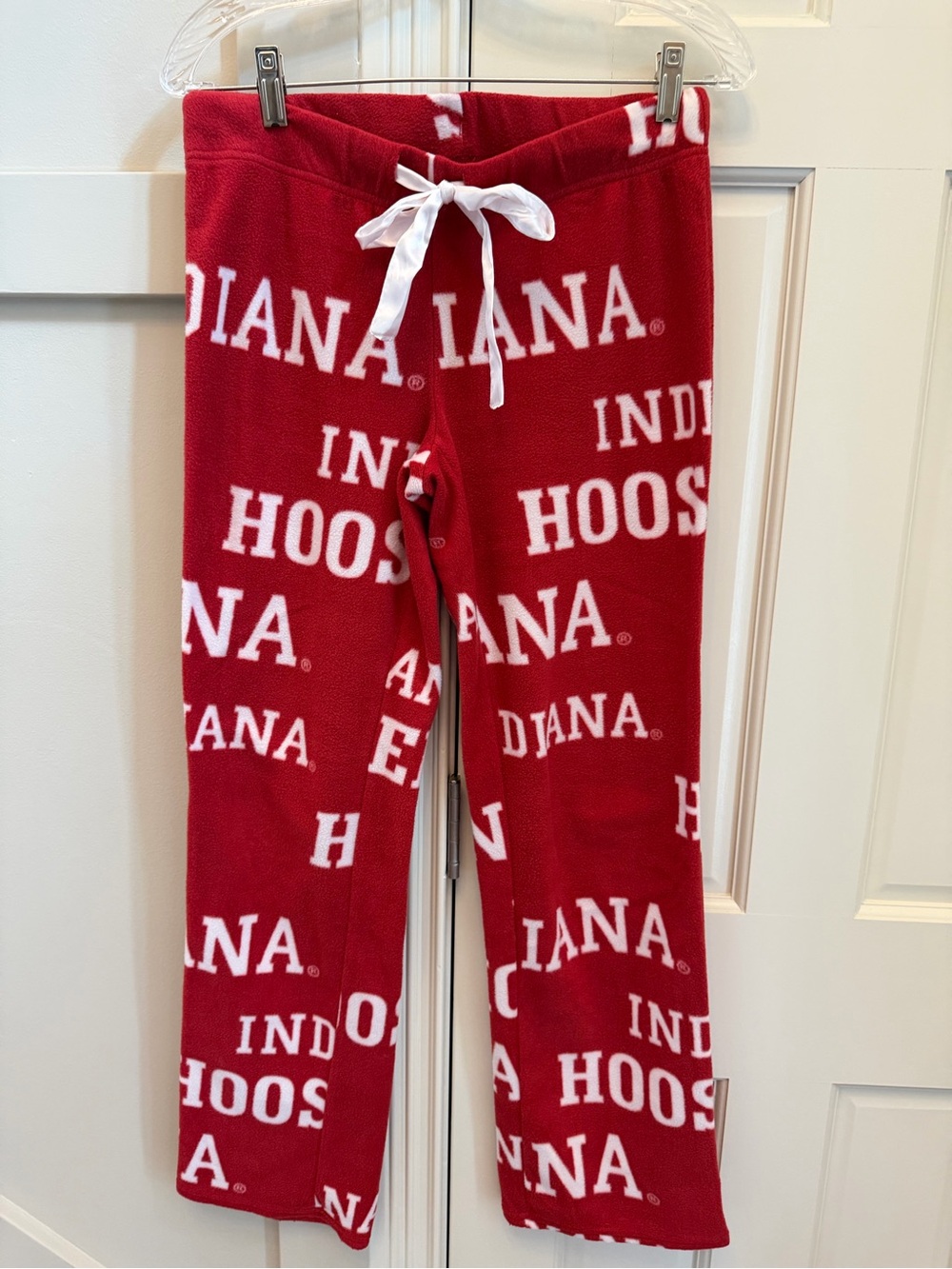 Red INDIANA Fleece Lounge Pants